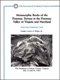 Cover: Metamorphic Rocks of the Potomac Terrane in the Po tomac Valley of Virginia and Maryland: The Piedmon t of Fairfax County, Virginia, July 13 and 18, 198 - Wiley