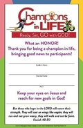 Cover: (vbs) 2020 Champions in Life Leader Certif Icates (Pkg of 12) - Abingdon Press