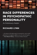 Cover: Race Differences in Psychopathic Personality - Washington Summit Publishers
