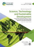 Cover: Private Public Partnerships (PPPs) as a policy tool to achieve the United Nations 2030 Agenda for Sustainable Development - Emerald Publishing Limited