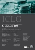 Cover: The International Comparative Legal Guide to: Private Equity 2019 - Global Legal Group Ltd