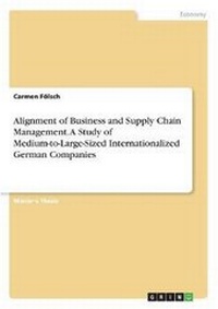 Abbildung von: Alignment of Business and Supply Chain Management. A Study of Medium-to-Large-SizedInternationalized German Companies - GRIN Verlag