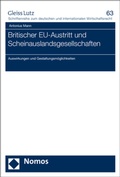 Abbildung von: Britischer EU-Austritt und Scheinauslandsgesellschaften - Nomos