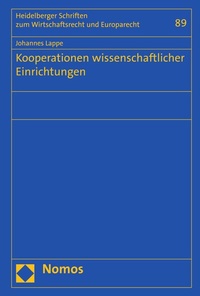Abbildung von: Kooperationen wissenschaftlicher Einrichtungen - Nomos