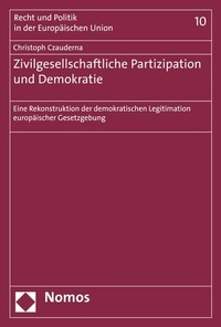 Abbildung von: Zivilgesellschaftliche Partizipation und Demokratie - Nomos