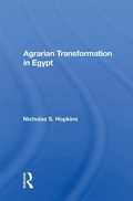 Cover: Agrarian Transformation In Egypt - Routledge