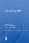 Cover: India Briefing, 1989 - Routledge