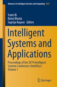 Enlarge image Cover: Intelligent Systems and Applications - Springer