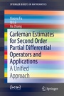 Cover: Carleman Estimates for Second Order Partial Differential Operators and Applications - Springer