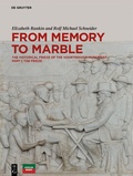 Cover: From Memory to Marble - De Gruyter