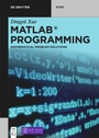 Cover: MATLAB Programming - De Gruyter