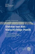 Cover: Dietmar von Aist: Vielschichtige Poetik - Universit&auml;tsverlag Winter