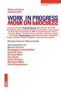 Cover: WORK IN PROGRESS. WORK ON PROGRESS. - VSA