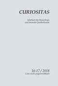 Cover: Curiositas 16-17 / 2018 - Beier & Beran