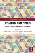Cover: Disability Hate Speech - Routledge
