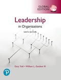 Cover: Leadership in Organizations, Global Edition - Pearson Education Limited
