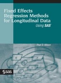 Enlarge image Cover: Fixed Effects Regression Methods for Longitudinal Data Using SAS - SAS Institute