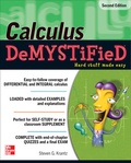 Cover: Calculus DeMYSTiFieD, Second Edition - McGraw-Hill Education