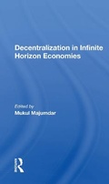Cover: Decentralization In Infinite Horizon Economies - CRC Press