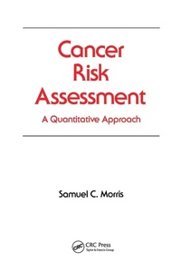 Enlarge image Cover: Cancer Risk Assessment - CRC Press