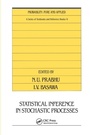 Cover: Statistical Inference in Stochastic Processes - CRC Press