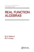 Cover: Real Function Algebras - CRC Press
