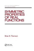 Cover: Symmetric Properties of Real Functions - CRC Press