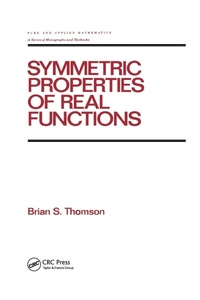Enlarge image Cover: Symmetric Properties of Real Functions - CRC Press