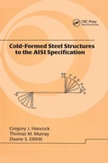Cover: Cold-Formed Steel Structures to the AISI Specification - CRC Press