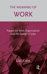 Enlarge image Cover: The Meaning of Work - Routledge