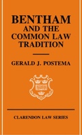 Cover: Bentham and the Common Law Tradition - OUP eBook