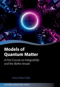 Enlarge image Cover: Models of Quantum Matter - OUP eBook
