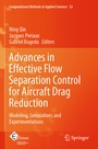 Cover: Advances in Effective Flow Separation Control for Aircraft Drag Reduction - Springer