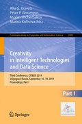 Cover: Creativity in Intelligent Technologies and Data Science - Springer