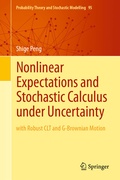 Cover: Nonlinear Expectations and Stochastic Calculus under Uncertainty - Springer