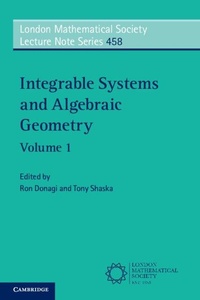 Enlarge image Cover: Integrable Systems and Algebraic Geometry: Volume 1 - Cambridge University Press