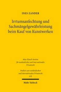 Bild: Irrtumsanfechtung und Sachmaengelgewaehrleistung beim Kauf von Kunstwerken - Mohr Siebeck