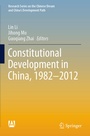 Cover: Constitutional Development in China, 1982-2012 - Springer
