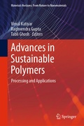 Cover: Advances in Sustainable Polymers - Springer