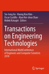 Enlarge image Cover: Transactions on Engineering Technologies - Springer