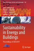 Cover: Sustainability in Energy and Buildings - Springer