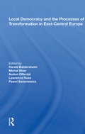 Cover: Local Democracy and the Processes of Transformation in East-Central Europe - Routledge