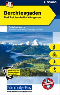 Abbildung von: Berchtesgaden Nr. 08 Outdoorkarte Deutschland 1:35 000 - Kümmerly+Frey