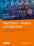 Cover: Data Science - Analytics and Applications - Springer Vieweg