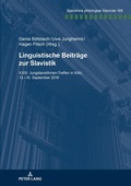 Cover: Linguistische Beitr&auml;ge zur Slavistik - Peter Lang Verlag