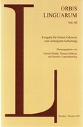 Cover: Orbis Linguarum - Neisse Verlag