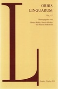 Cover: Orbis Linguarum - Neisse Verlag