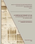 Cover: A Corpus Dictionary of Vai - K&ouml;ppe, R