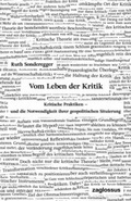 Cover: Vom Leben der Kritik - Zaglossus