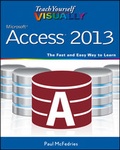 Cover: Teach Yourself VISUALLY Access 2013 - Visual